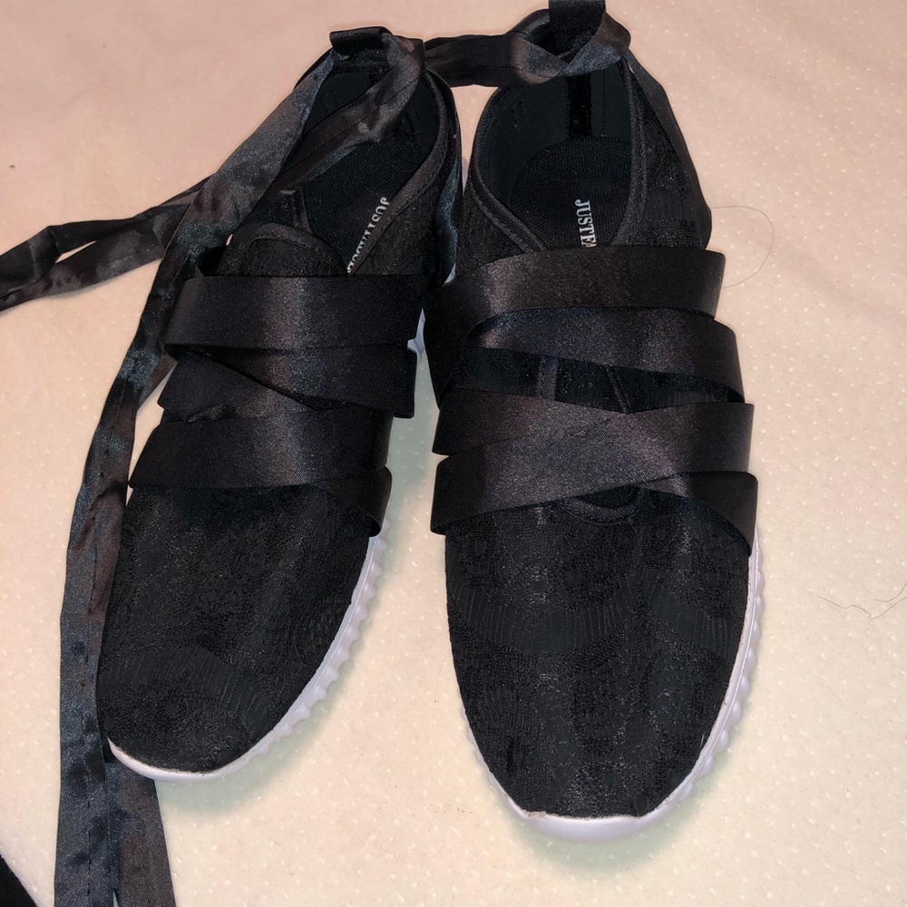 Lace up sneakers